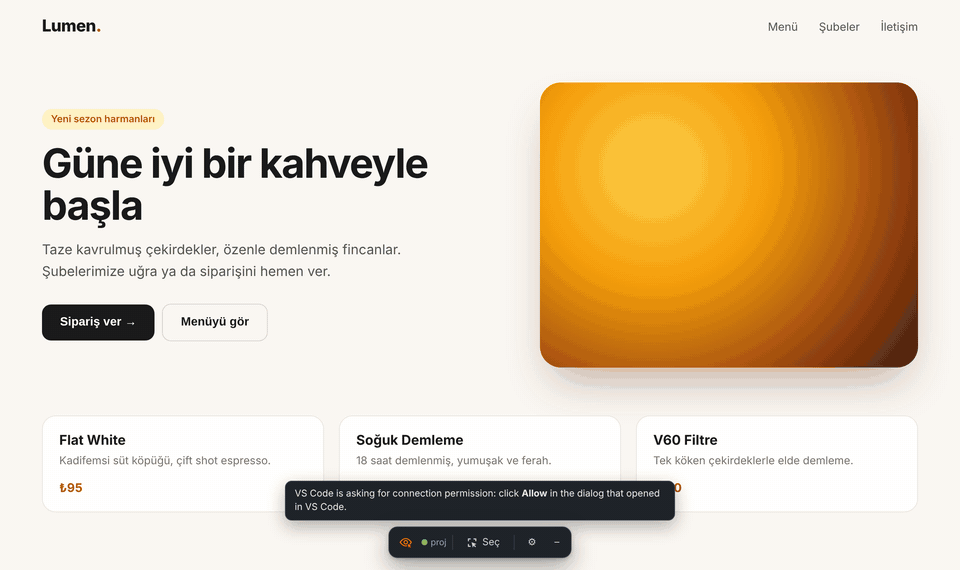 Panoptent demo: selecting a button, changing its color, editing text and queueing a request
